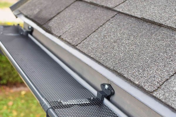Gutter guard installation on a home in Salisbury MD